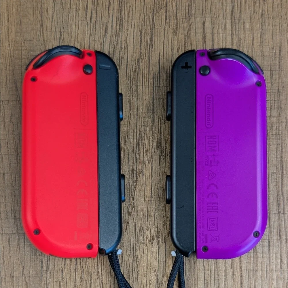 Nintendo Switch HAC-001 Bundle 4 Joy-Cons 128GB SD Card Dock Case Neon Colors
